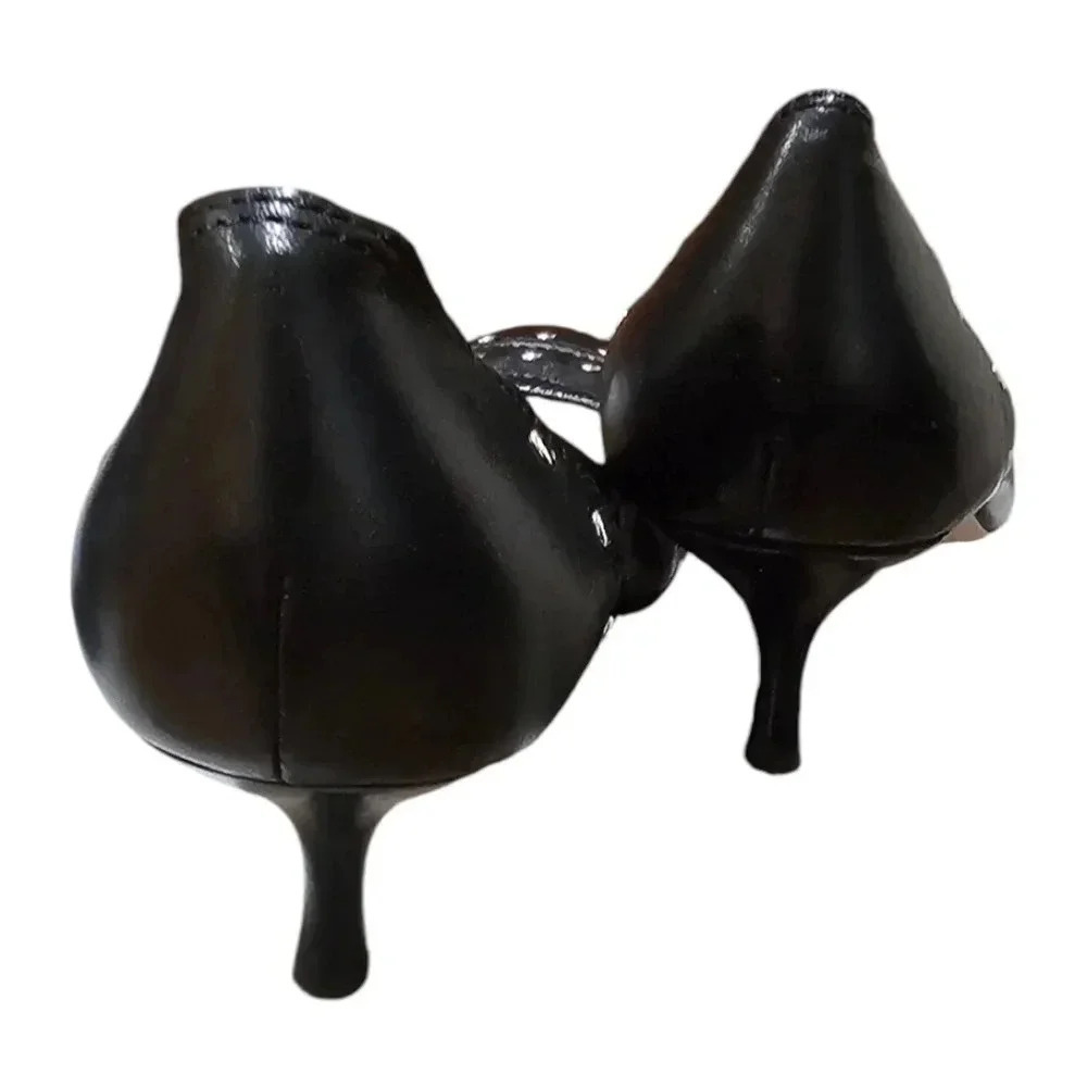 SOLD Michael Michael Kors - Studded Leather  Vero Cuoio Heels​​​​​ - Picture 5 of 8